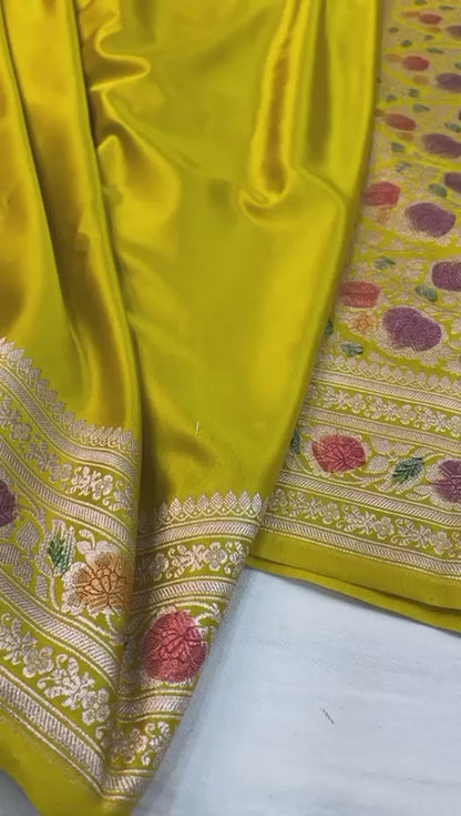 Banarasi mashru handloom Silk code-BSH73