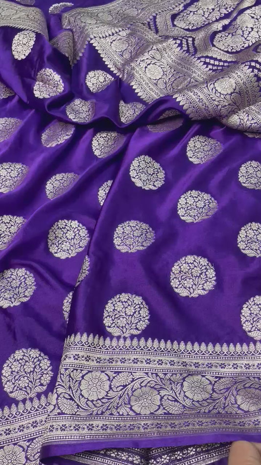 Banarasi mashru handloom Silk code-BSU06